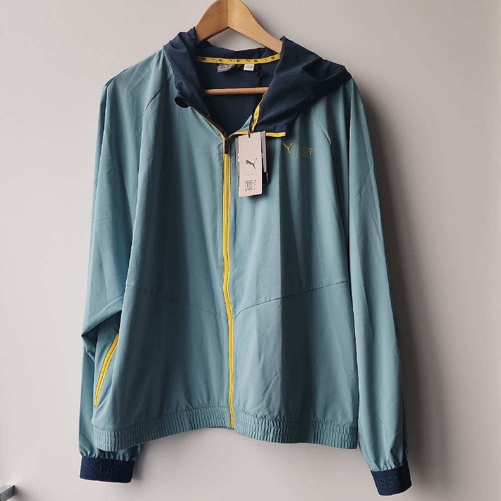 BNWT Puma X First Mile Lightweight Windbreaker Hoodie Zip Up Jacket
